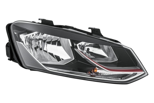 HELLA FF/Halogen-Hauptscheinwerfer, für u.a. VW Polo (6R1, 6C1), GTI, ECE, für Rechtsverkehr, rechts, 1EB 012 034-061