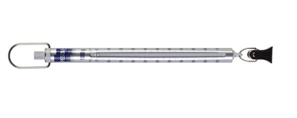 PESOLA Federwaage 1000g, Teilung 10g, Medio Linie, blau, mit Klammer, 41000