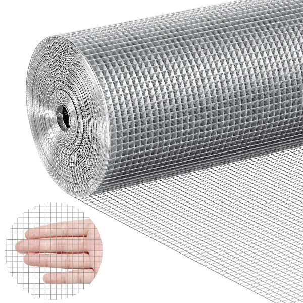 VEVOR Zaun Draht Hasendraht Drahtzaun Drahtgeflecht Gartenzaun 915 mm x 30,48 m, DXGSWL36IN10L6KS7V0