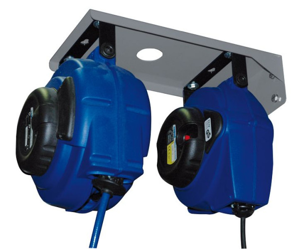 Rapid Doppelhalter im Set mit Kabel- und Schlauchaufroller, 75 104