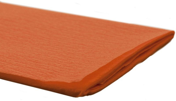Werola Feinkrepppapier - 50 x 250 cm, reinorange, VE: 2,5 m, 12061108