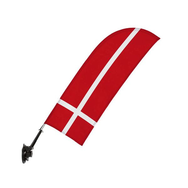 Showdown Displays Fensterflagge Komplettset Dänemark, WINFLAG-SET-I813
