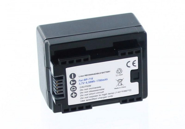 AGI Akku kompatibel mit CANON LEGRIA HF R306, 91394