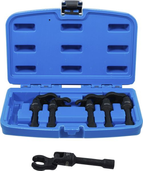 BGS Hahnenfußschlüssel-Satz, Antrieb Innenvierkant 10 mm (3/8"), mit Gelenk, 6-teilig, 74302