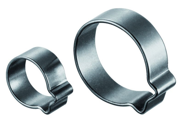 Prevost Einohrklemmen Edelstahlausführung, Ø min./max.= 9 - 11 mm, VE: 100 Stück, INOX 0911E