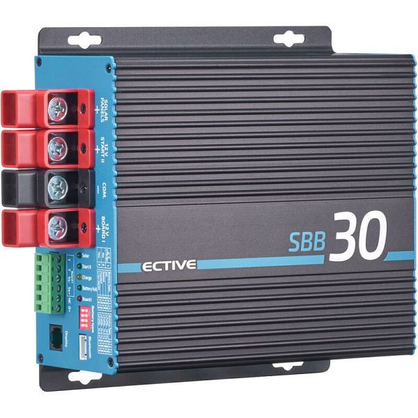 ECTIVE SBB 30 12V auf 12V Solar-Ladebooster mit integriertem Solarladeregler 30A, TN4546