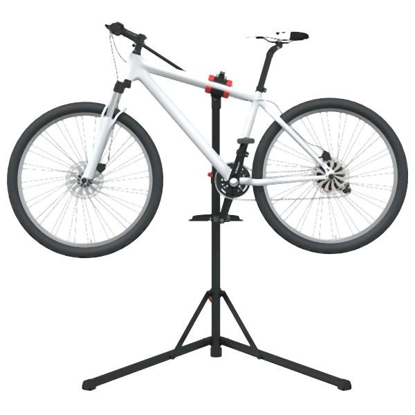 vidaXL Fahrrad-Montageständer Klappbar Verstellbar 92-152 cm Rot Stahl, 4005550