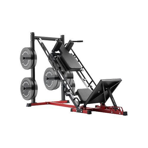 VEVOR Beintrainer Hack-Squat-Maschine mit variabler Rückenlehne und Gewichtsaufbewahrung, für Quadrizeps, Oberschenkel, Gesäß, XWTJJBKZDDGNM2QQFV0