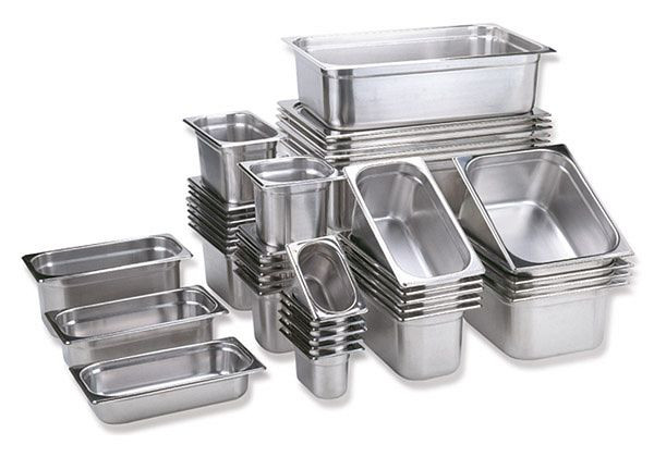 APS GN 1/2 Behälter, 32,5 x 26,5 cm, Tiefe: 55 mm, Edelstahl, 2,8 Liter, 81209