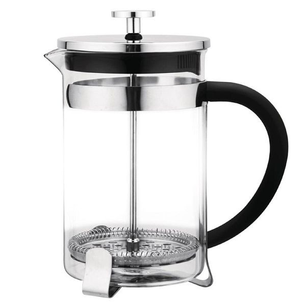 Olympia French Press Edelstahl und Glas 1,5L, einfaches, modernes Design, GF233