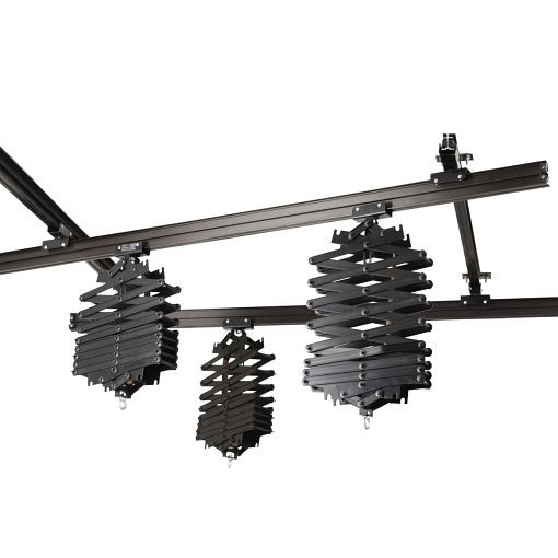 Walimex Deckenschienensystem 4x3m, mit 3 Scheren, 1016251
