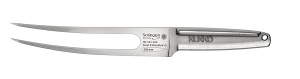 KUKKO Gabel mit Stahlgriff, 200 mm Klingenlänge, 90-103-200