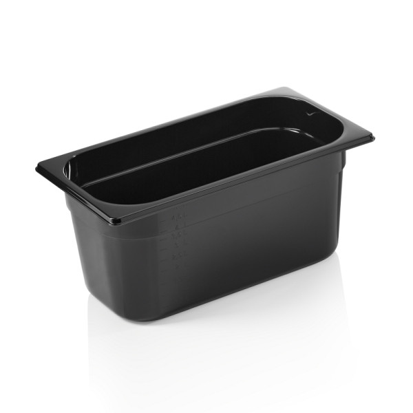 WAS GN Behälter GN 96 BLACK 1/3-150 mm, schwarz, Polycarbonat, 9613150