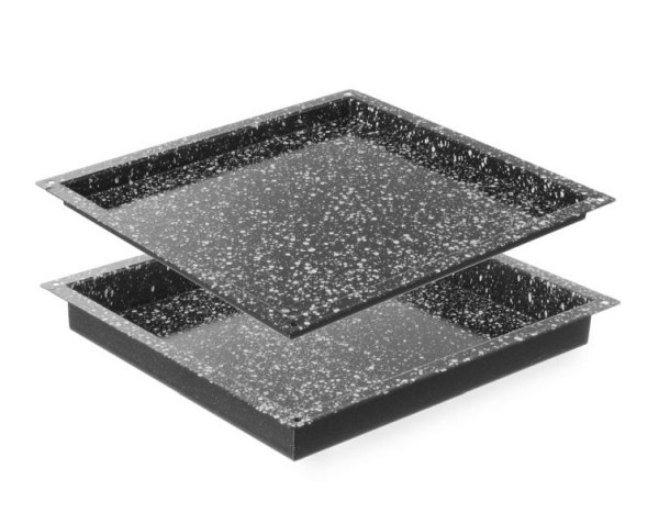 Hendi Blech Convectomat Classic, emailliert GN 2/3, LxBxH: 345x325x20 mm, 890356