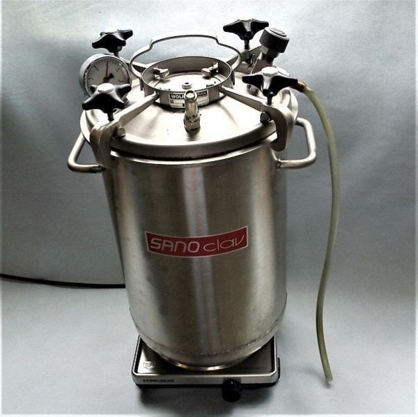 SANOclav AUTOKLAV LAS-3-20, 20 Liter, max. 143°C, 1018