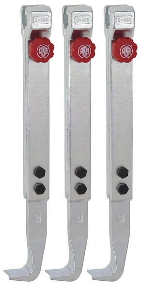 KUKKO 3 schnellverstellbare Abzughaken (Satz), Hakenlänge: 300 mm, 3-302-S