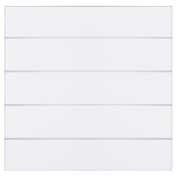 T&J FARÖ-Serie HPL-Steckzaunsystem, 1792 x 1775 mm, Zaunset WEIß, 5 Zaunlamellen, 44511