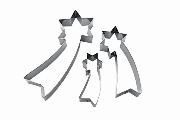 Schneider Ausstecher "Komet" Satz 3-teilig, Edelstahl, 199761