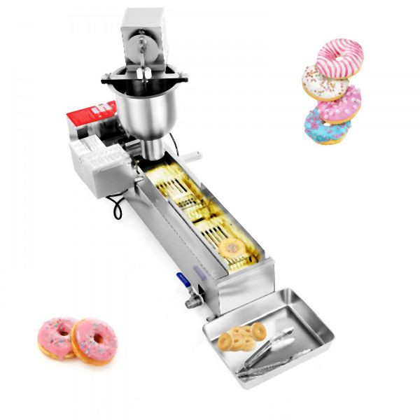 VEVOR Kommerzielle Automatische Donut Maschine Maker 3kW 90 Stück/h Einreihig, ZDHTTQJDPLXJFASKEV2