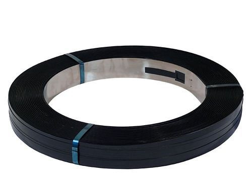 DENIOS Stahl-Umreifungsbandband, gebläut, 19 mm breit x 0,5 mm, VE: 2 Rollen, 299675