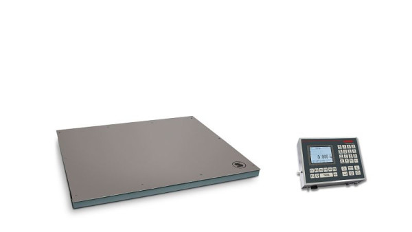 Soehnle Bodenwaage geeicht, mit Terminal 3025, Regallast 3, Höchstlast: 300 kg, Ziffernschritt: 50/100 g, 1000 x 800 mm, 7786.01.001/5710.00.008