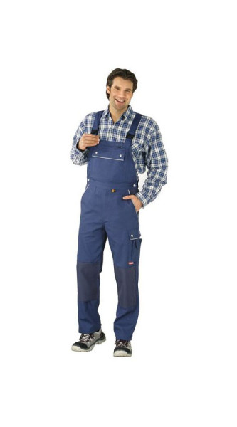 Planam Canvas 320 Latzhose, marine/marine, Größe 60, 2138060