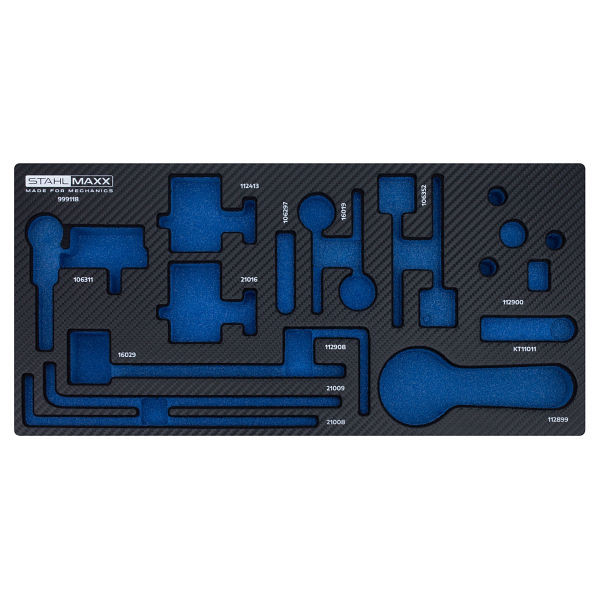 Stahlmaxx 1/3 Schaumstoffeinlage wie VAG für Motorcode BSS, BST und weitere, XXL-999118S