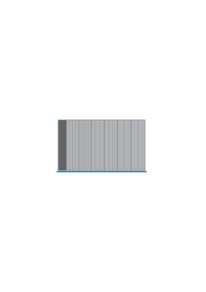 bott cubio Sortiment mit 24 Kompaktmulden 54 Steckwände, 1 Rinne BxTxH: 1050 x 650 x 28 mm, Kunststoff RAL 7011, 43020028