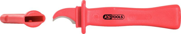 KS Tools Absetzmesser mit Schutzisolierung, 165mm, 117.1394