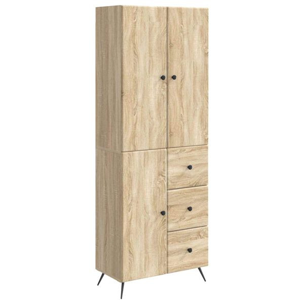 vidaXL Schrankset 2-teilig Sonoma-Eiche Holzwerkstoff, 3416900