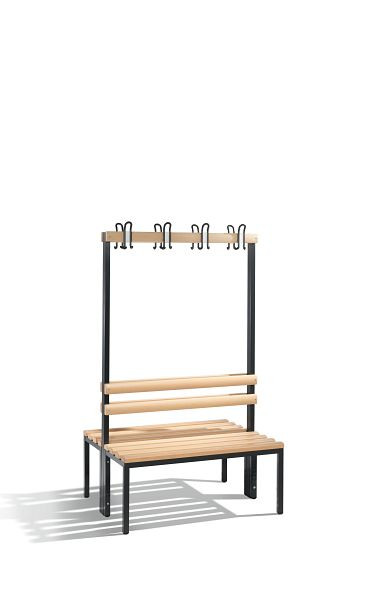 C+P Garderobenbank doppelseitig Basic, H1650xB1000xT750mm, 8050-200 S10003