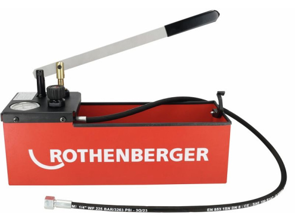 Rothenberger Prüfpumpe 120 bar, mit Doppelventilsystem, 1000001905