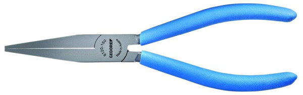 GEDORE Flachzange ohne Schneide, gezahnt, Antirutsch-Griff, 160 mm, 6710370