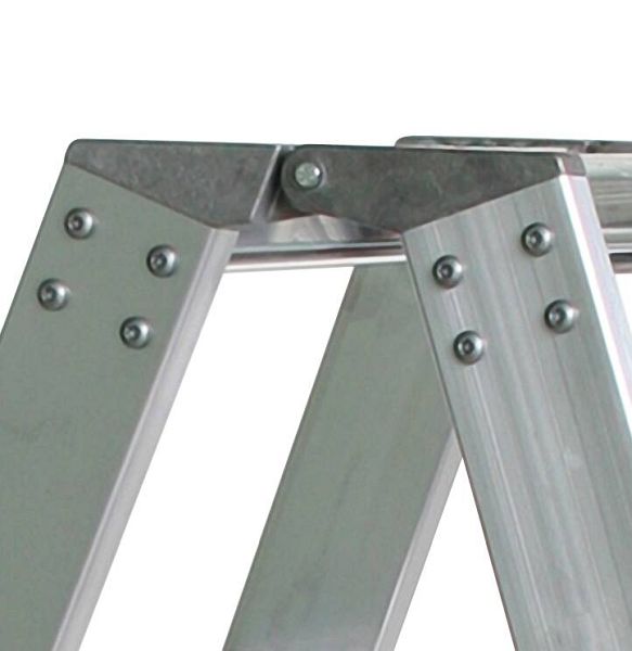 MUNK Günzburger Stufen-Stehleiter ML beidseitig begehbar 2x6 Stufen - 11236