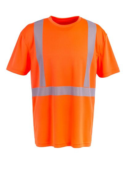 Planam Norit Warnschutz T-Shirt kurzarm orange M, Unisex, 5880048