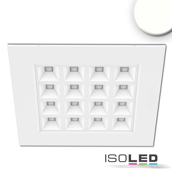 ISOLED LED Panel UGR<16 Line 625, 36W, Rahmen weiß, neutralweiß, KNX dimmbar, 114183