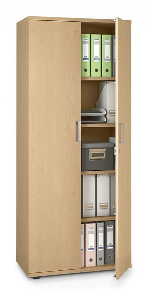Deskin Flügeltürenschrank MULTI MODUL-PRO, Buchedekor, B 800 x H 1890 x T 420 mm, 351745