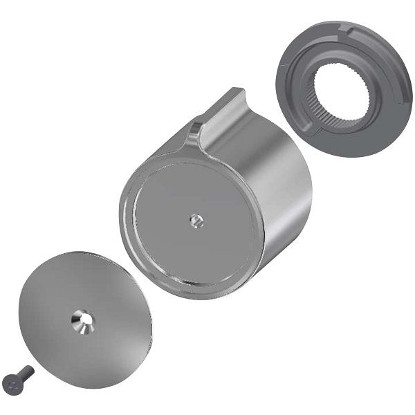 KWC Temperaturwahlgriff, F5, Metall, Sicherheitsschraube, 2030052851