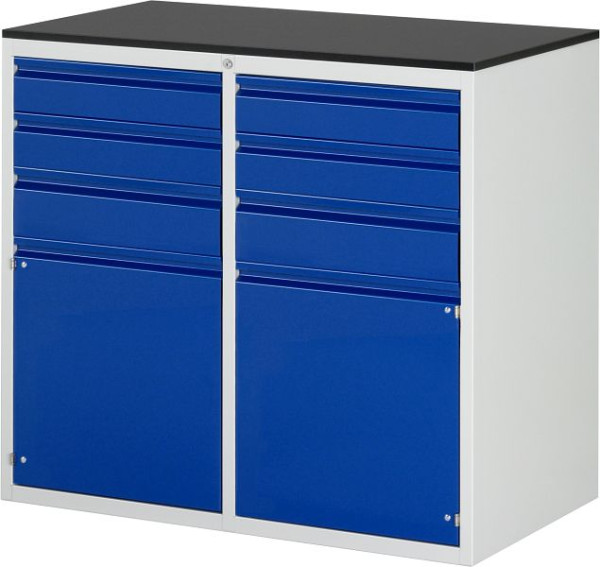 RAU Schubladeschrank LL7.11, B1145xT650xH1030mm, M-Top-22mm, 6xSchublade-TA, 2xTür, 03-LL7.2.2I-M.11