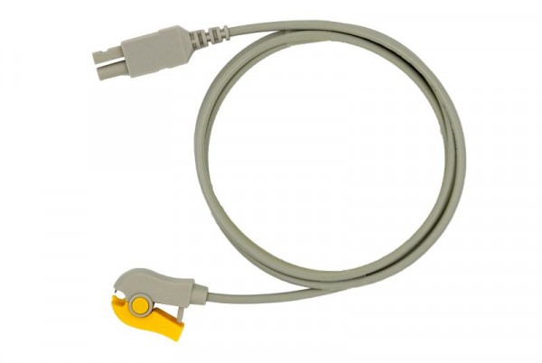 Golmed EKG-Einzelleitung zum Philips-Stecksystem, 100 cm, Gelb, 7-9-S1,5 G