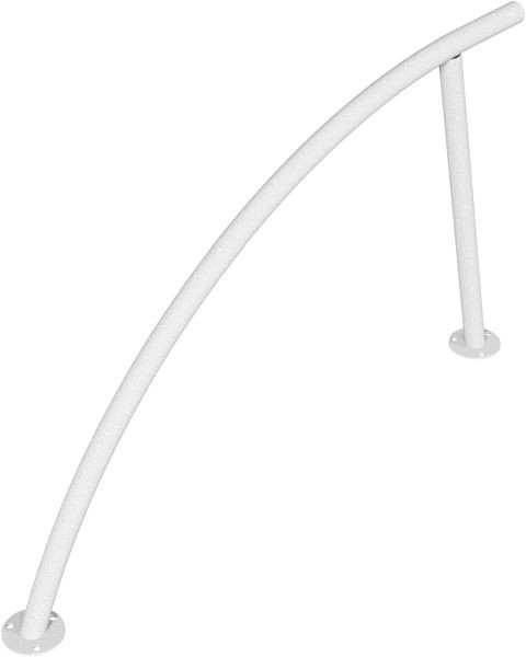 Schake Fahrradanlehnbügel, zum Aufdübeln, mit Bodenplatte, feuerverzinkt, 422_51