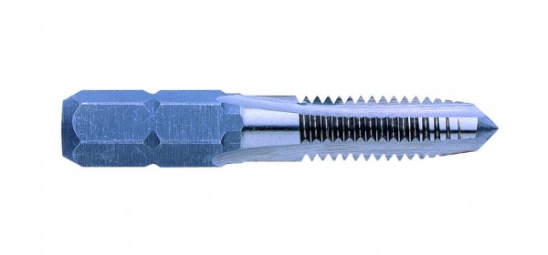 Einschnitt-Gewindebohrer-Bit, mit 1/4" Bitantrieb HSS M6 5934