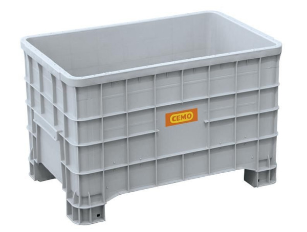 Cemo Logistikbox 300 l grau CT/F, Maße: 100 x 63,5 x 64,5 cm, 10158, 4052886315682