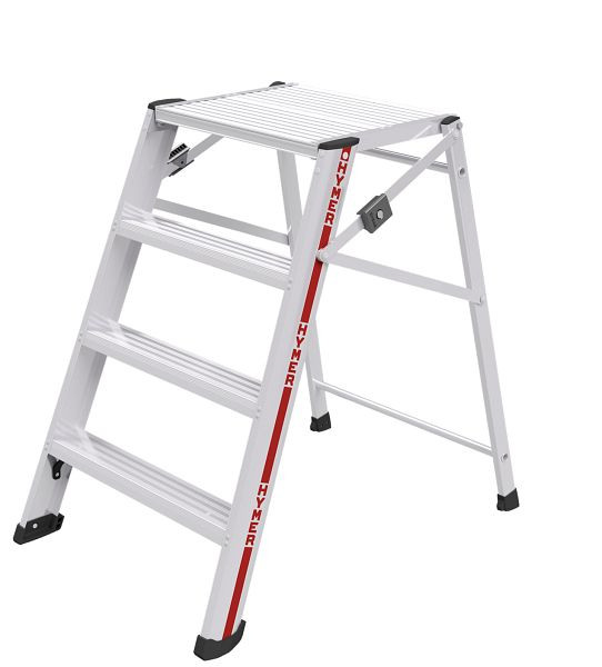 HYMER Service- und Montagetritt, einseitig begehbar, 4 Stufen, Standhöhe 0,92 m, 603604