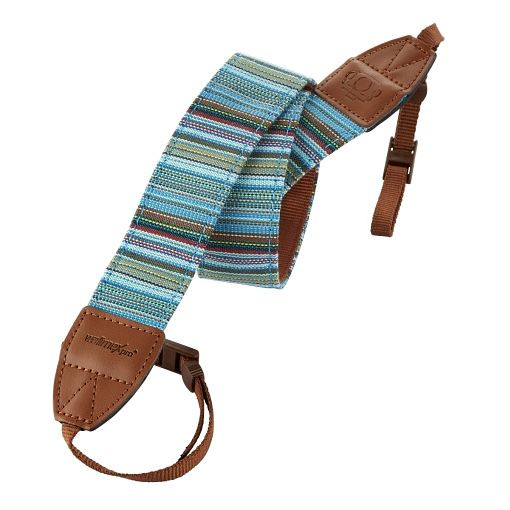 Walimex pro Kameragurt Ben, Sand, Lichtblau, Hellblau, Light grey, 1021329, 4056929213294