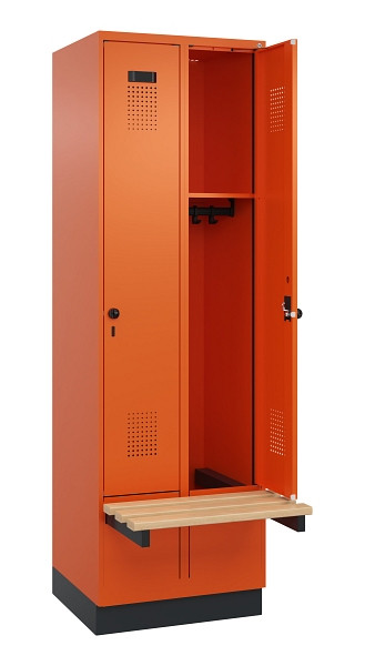 C+P Spind Evolo PLUS, 2 Abteil, 1950x600x815mm, 2004/2004, Drehriegel, 049040-20 S10023