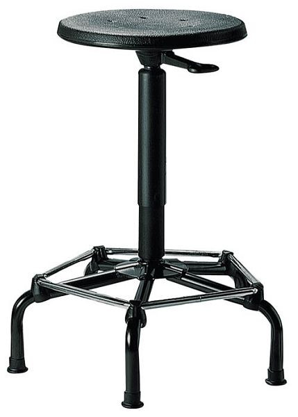 Bedrunka+Hirth Arbeitshocker, Buche, Sitzhöhe 540 - 740 mm, Gleiter, 05.96.40