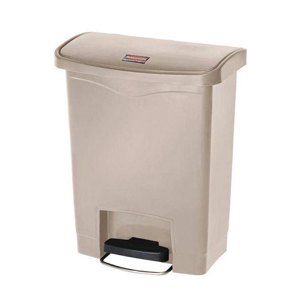 Rubbermaid Slim Jim Front Step Pedaleimer beige 30L, GL021