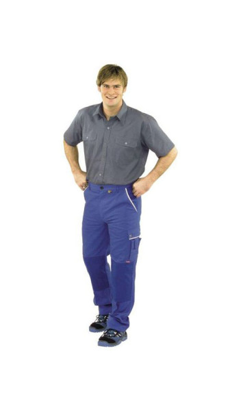 Planam Canvas 320 Bundhose, kornblumenblau/kornblumenblau, Größe 52, 2120052