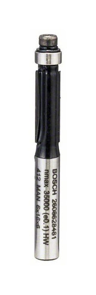 Bosch Laminat-Bündigfräser, 6 mm, D1 6,4 mm, L 16,2 mm, G 54 mm, 2608628461